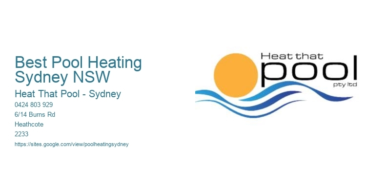 Best Pool Heating Sydney NSW