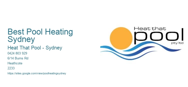 Best Pool Heating Sydney