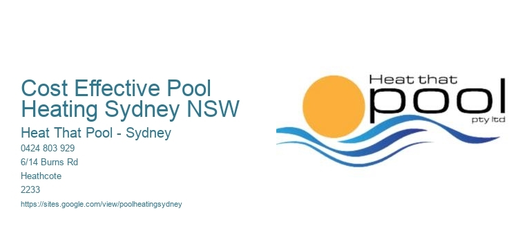 Cost Effective Pool Heating Sydney NSW