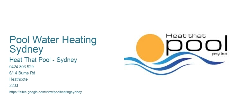 Pool Water Heating Sydney