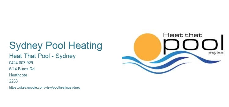 Sydney Pool Heating