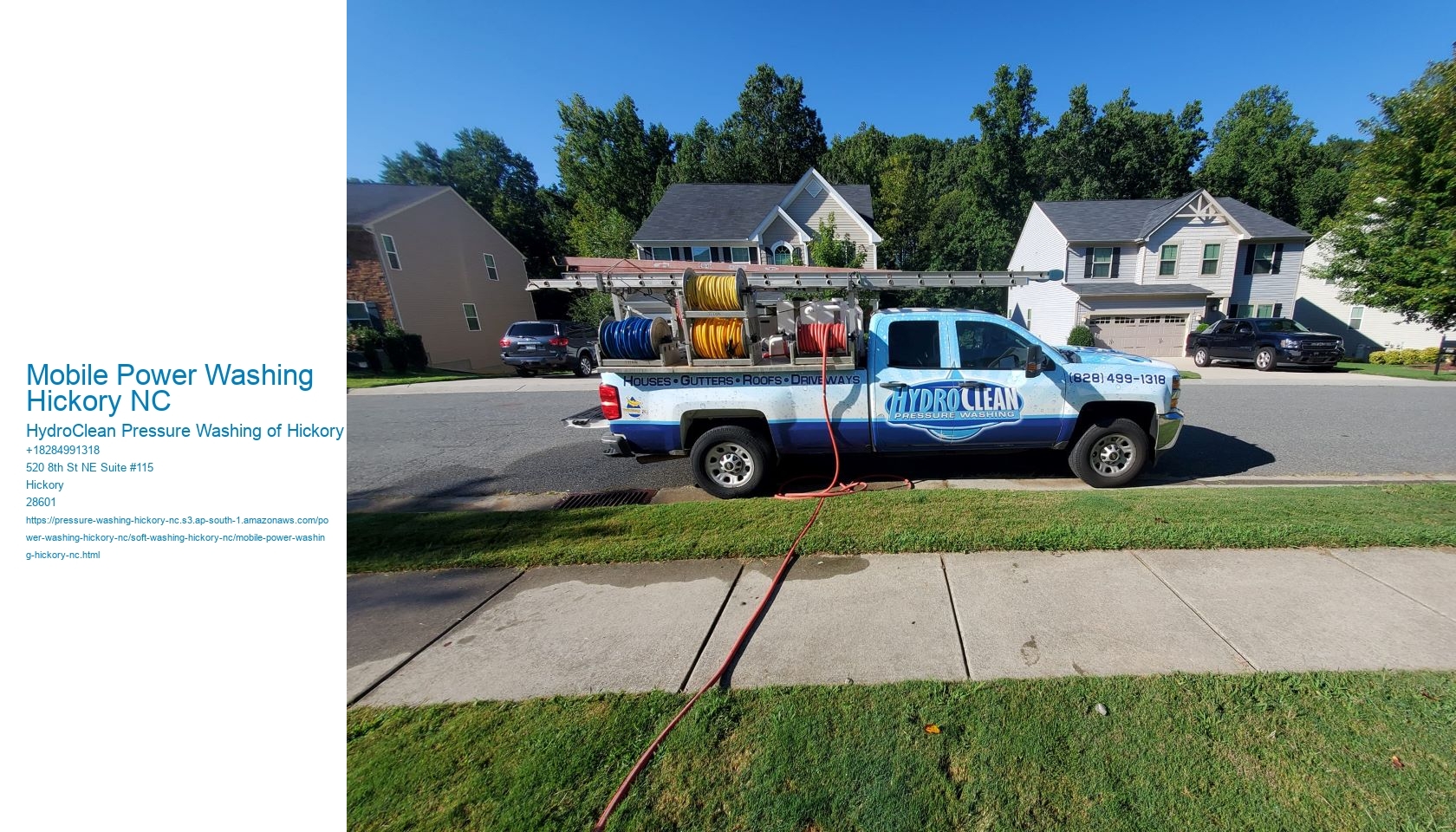 Mobile Power Washing Hickory NC