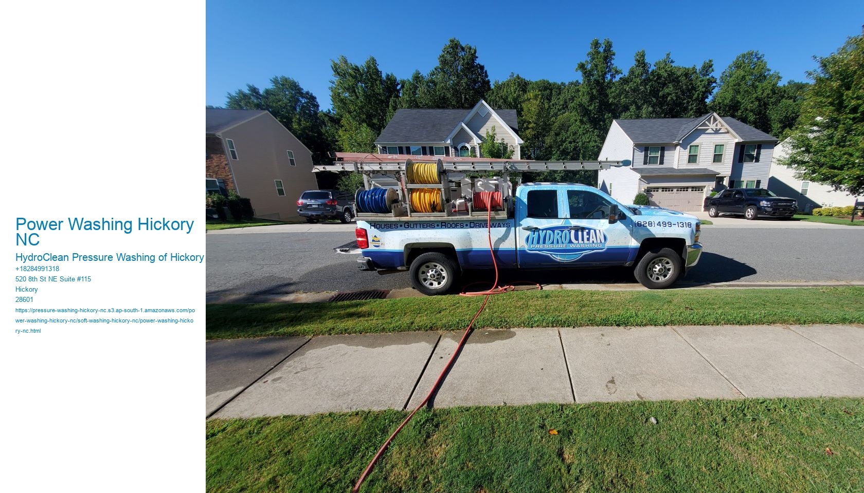 Power Washing Hickory NC