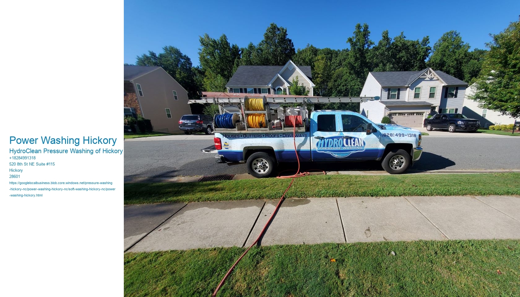 Power Washing Hickory